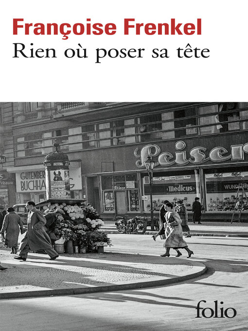 Title details for Rien où poser sa tête by Françoise Frenkel - Available